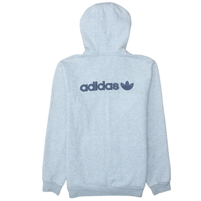 Mens UK Size M adidas Grey Full Zip Hoodie