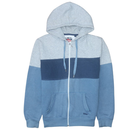Mens UK Size L Lee Cooper Blue Full Zip Hoodie