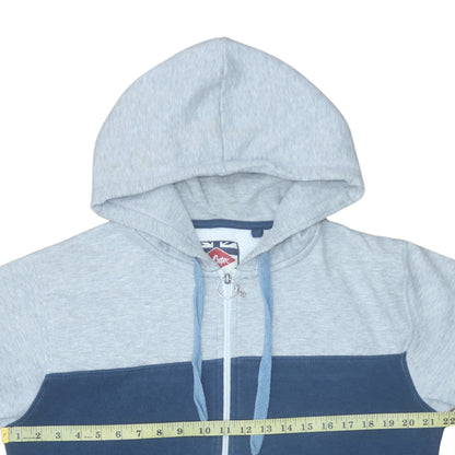 Mens UK Size L Lee Cooper Blue Full Zip Hoodie