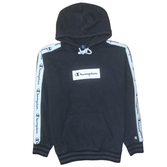 Womens UK Size S Champion Black Pullover Hoodie