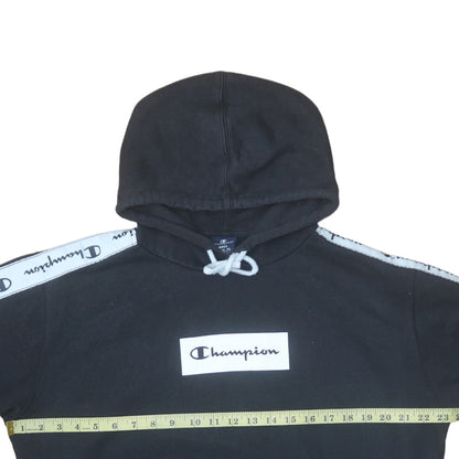 Womens UK Size S Champion Black Pullover Hoodie