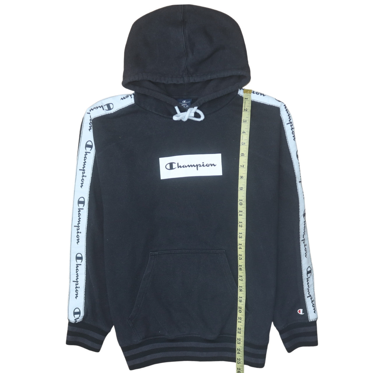 Womens UK Size S Champion Black Pullover Hoodie