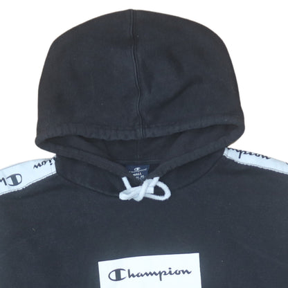 Womens UK Size S Champion Black Pullover Hoodie
