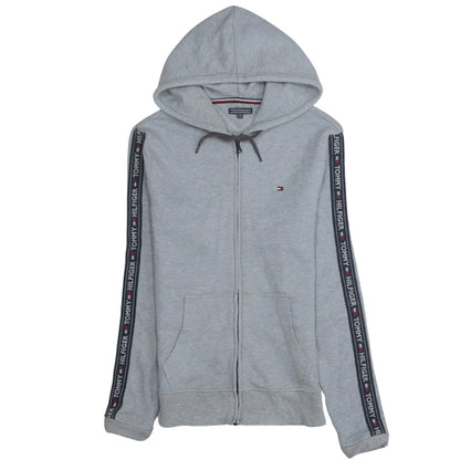Womens UK Size S Tommy Hilfiger Grey Full Zip Hoodie
