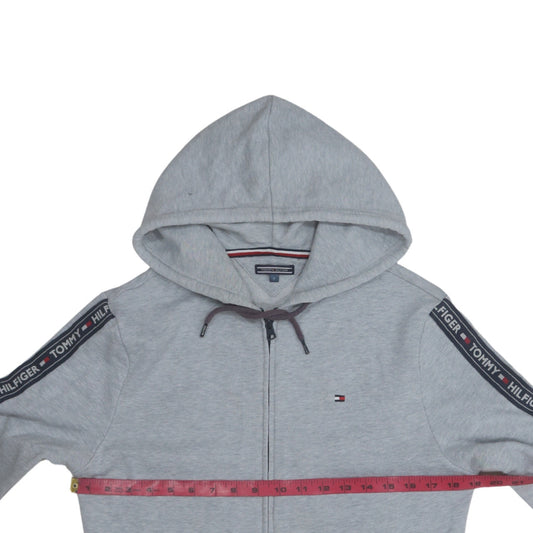 Womens UK Size S Tommy Hilfiger Grey Full Zip Hoodie