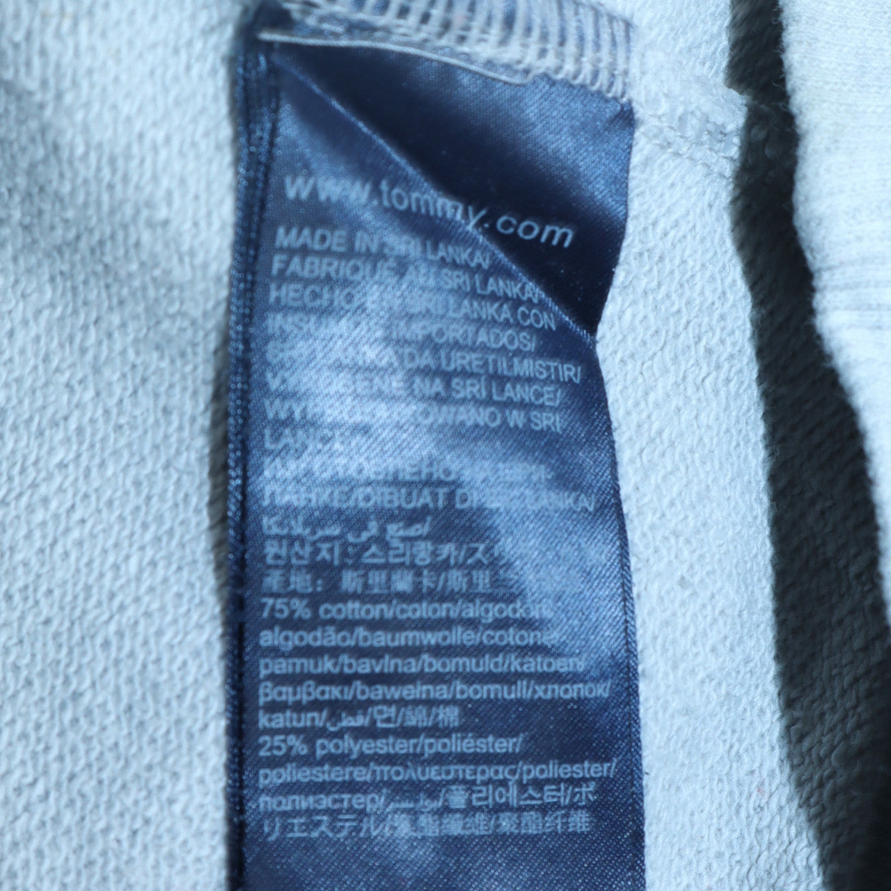 Womens UK Size S Tommy Hilfiger Grey Full Zip Hoodie