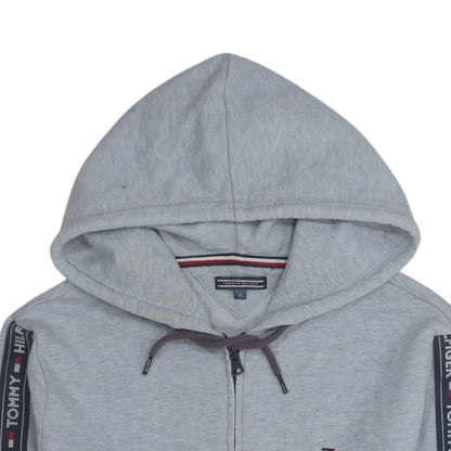 Womens UK Size S Tommy Hilfiger Grey Full Zip Hoodie