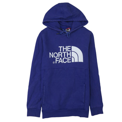 Womens UK Size S The North Face Blue Pullover Hoodie