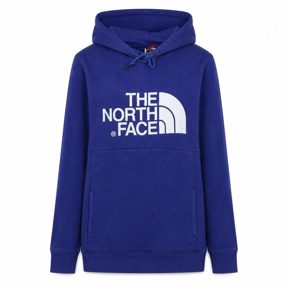 Womens UK Size S The North Face Blue Pullover Hoodie