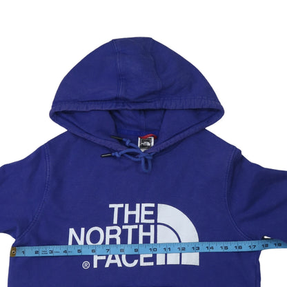 Womens UK Size S The North Face Blue Pullover Hoodie