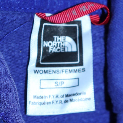 Womens UK Size S The North Face Blue Pullover Hoodie