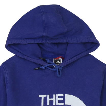 Womens UK Size S The North Face Blue Pullover Hoodie