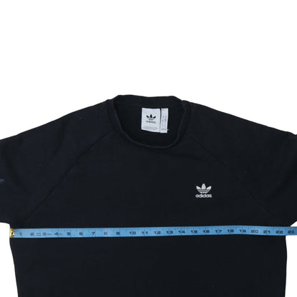 Mens UK Size L adidas Black Pullover Sweatshirt