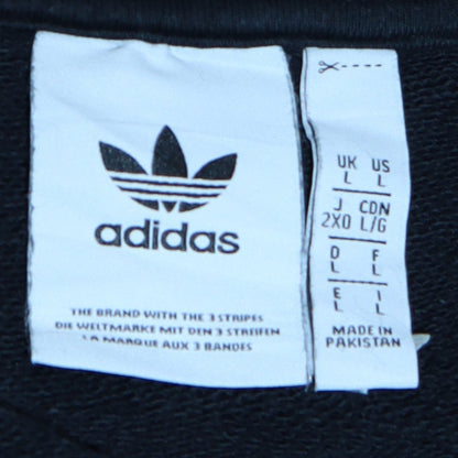Mens UK Size L adidas Black Pullover Sweatshirt