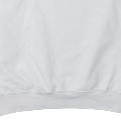 Womens UK Size L Gildan White Pullover Sweatshirt