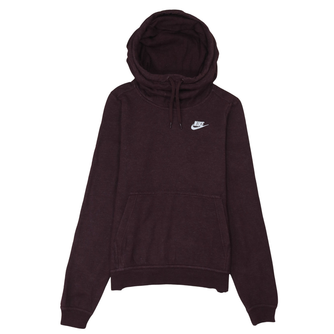 Womens UK Size XS Nike Brown Pullover Hoodie