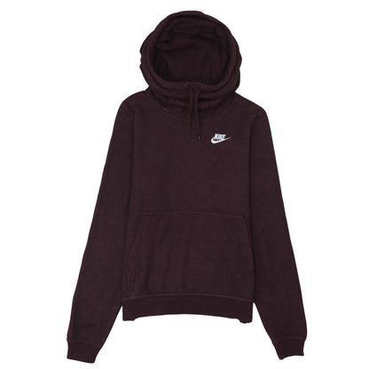 Womens UK Size XS Nike Brown Pullover Hoodie