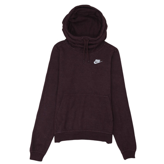 Womens UK Size XS Nike Brown Pullover Hoodie