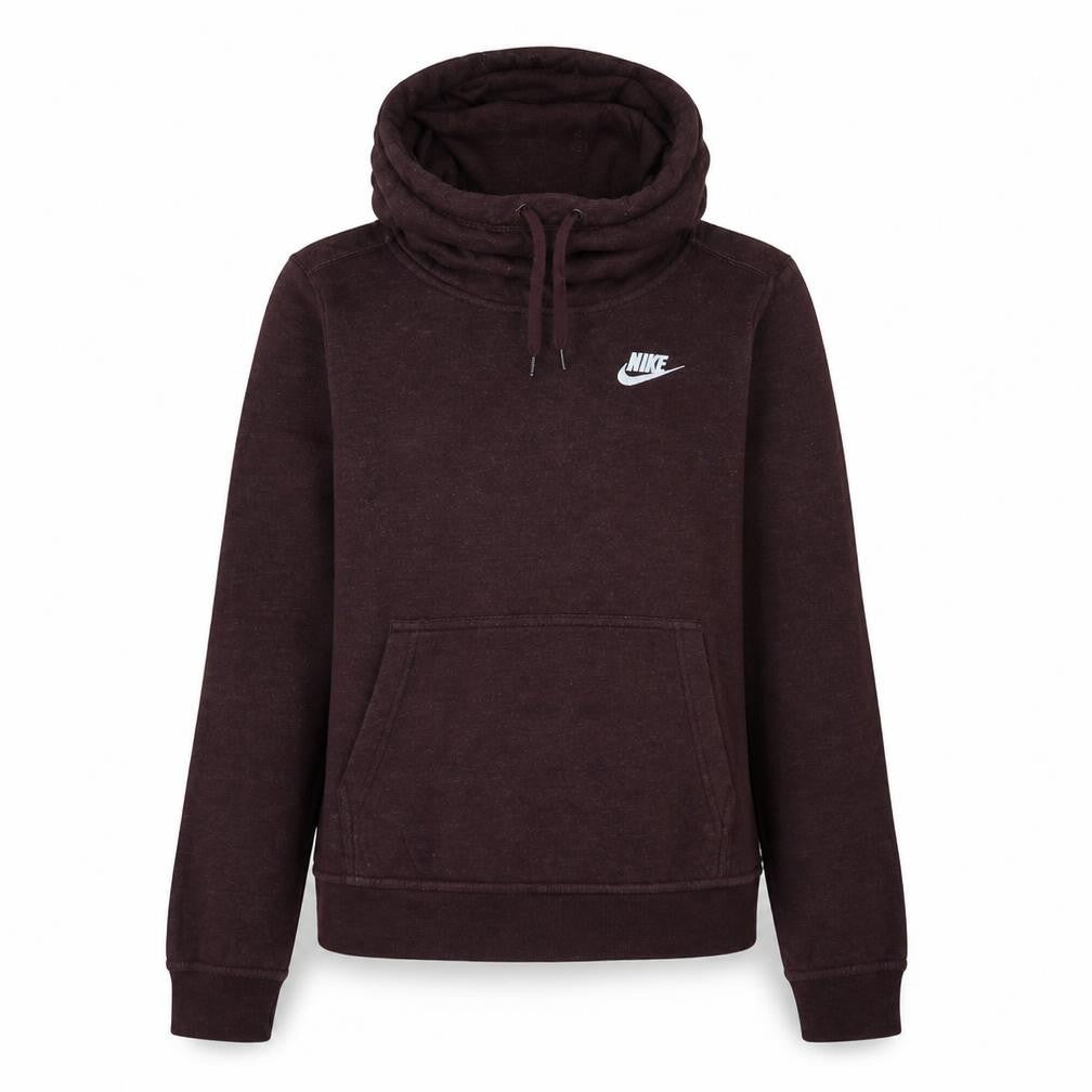 Womens UK Size XS Nike Brown Pullover Hoodie