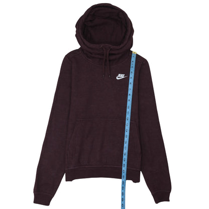 Womens UK Size XS Nike Brown Pullover Hoodie