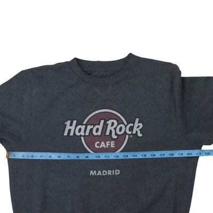 Womens UK Size M Hard Rock Cafe Black Pullover Sweatshirt