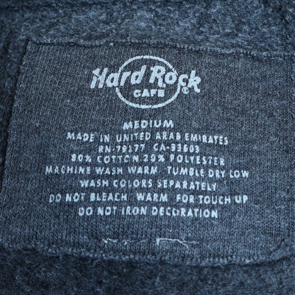 Womens UK Size M Hard Rock Cafe Black Pullover Sweatshirt