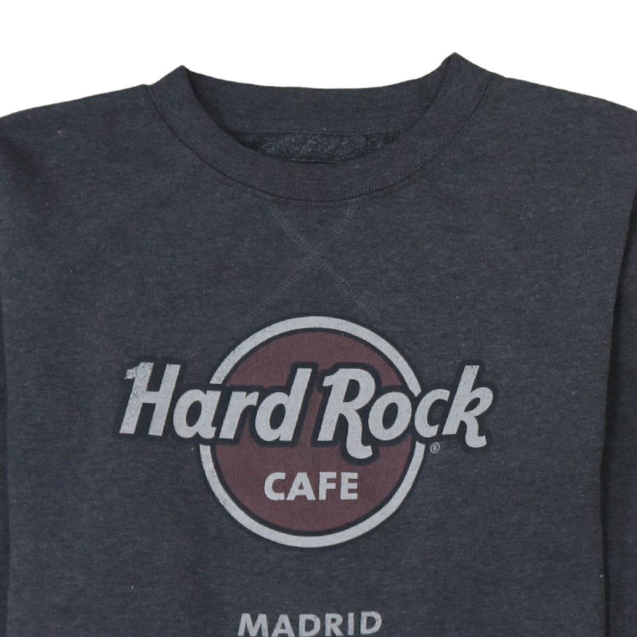Womens UK Size M Hard Rock Cafe Black Pullover Sweatshirt