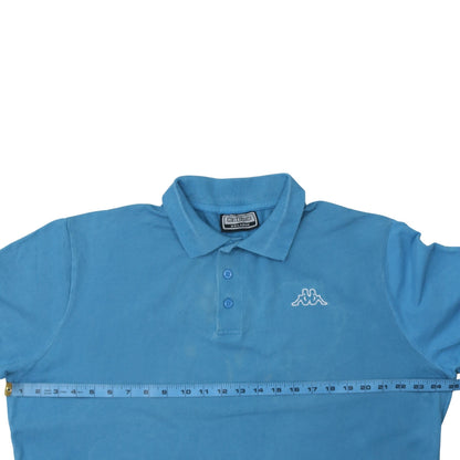 Kappa Men's Blue 2XL Polo Shirt Short Sleeve Cotton Sports Casual