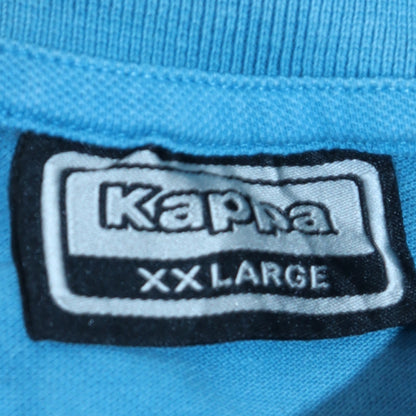 Kappa Men's Blue 2XL Polo Shirt Short Sleeve Cotton Sports Casual