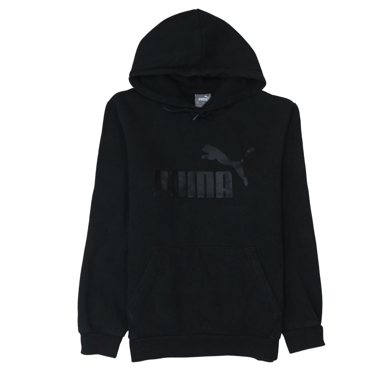 Mens UK Size S Puma Black Pullover Hoodie