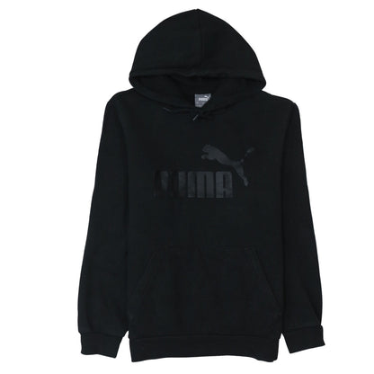Mens UK Size S Puma Black Pullover Hoodie