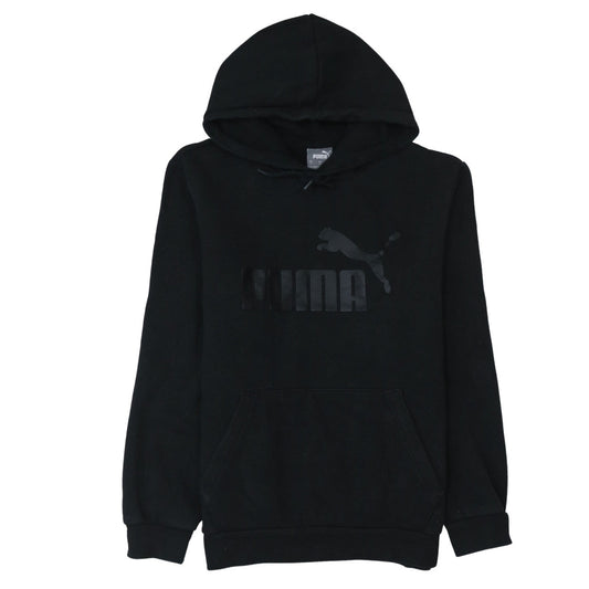 Mens UK Size S Puma Black Pullover Hoodie