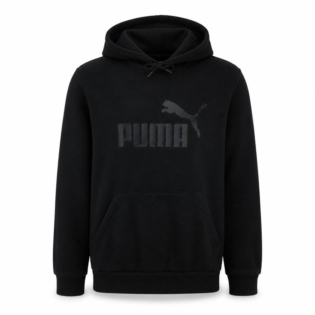 Mens UK Size S Puma Black Pullover Hoodie