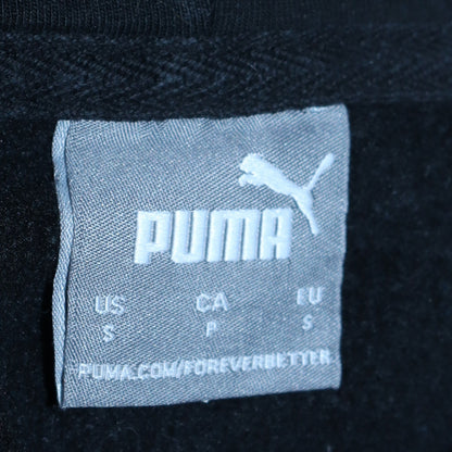 Mens UK Size S Puma Black Pullover Hoodie