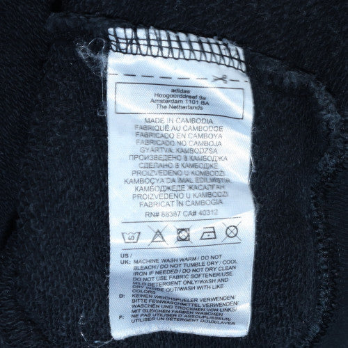Womens UK Size XS Adidas Black Pullover Sweatshirt