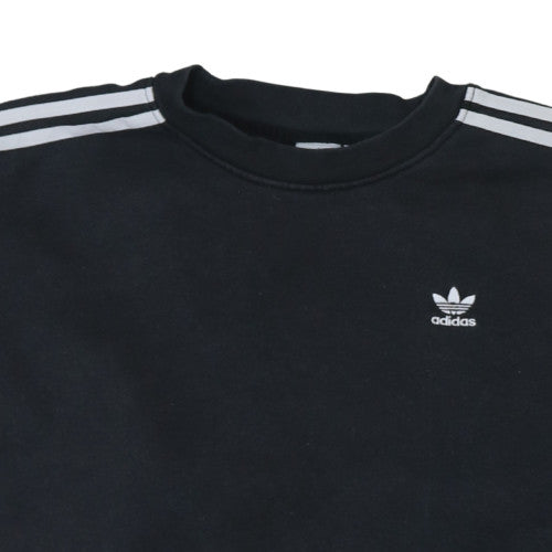 Womens UK Size XS Adidas Black Pullover Sweatshirt