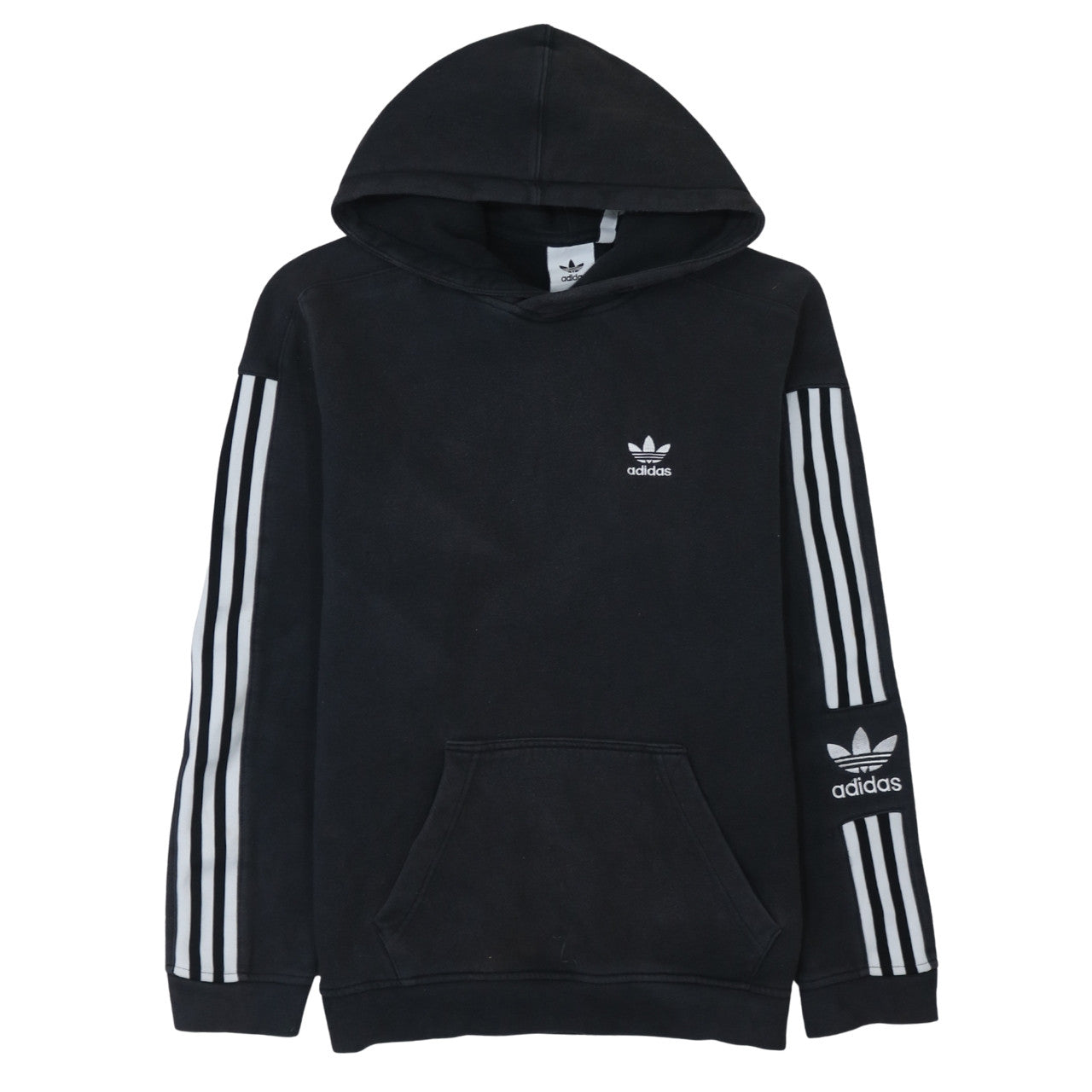 Mens UK Size S adidas Black Pullover Hoodie