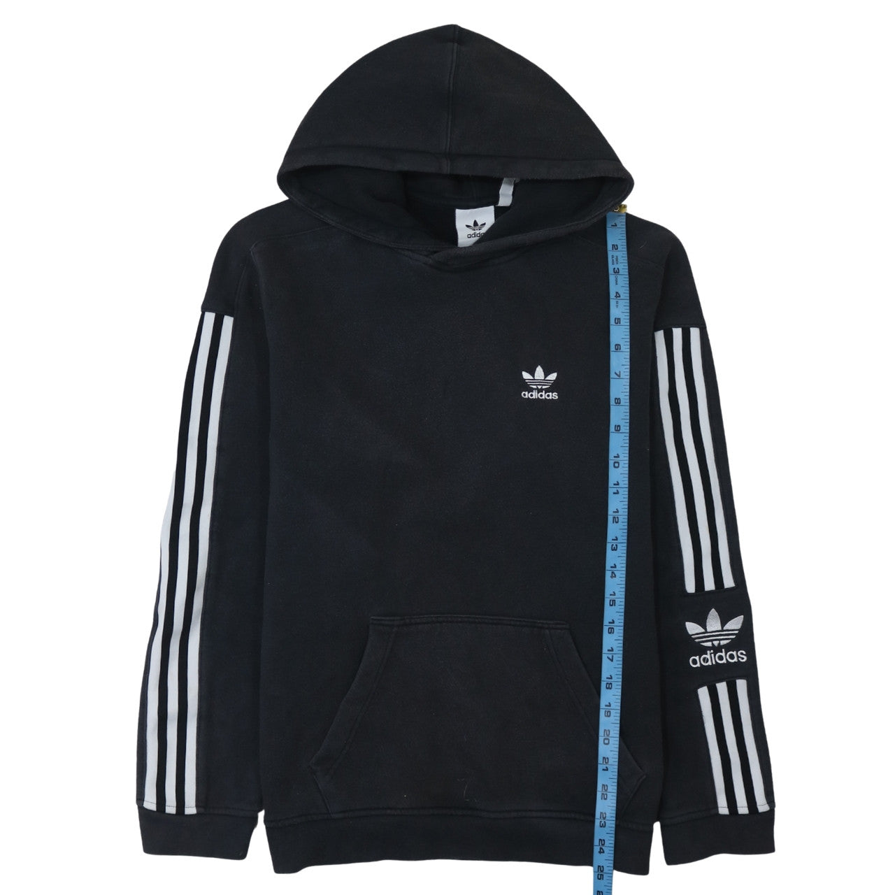 Mens UK Size S adidas Black Pullover Hoodie