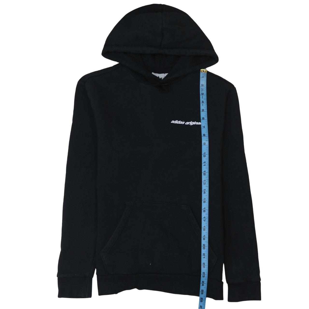 Mens UK Size S adidas Black Pullover Hoodie