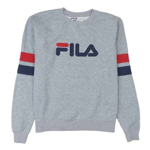 Mens UK Size XL Fila Grey Pullover Sweatshirt