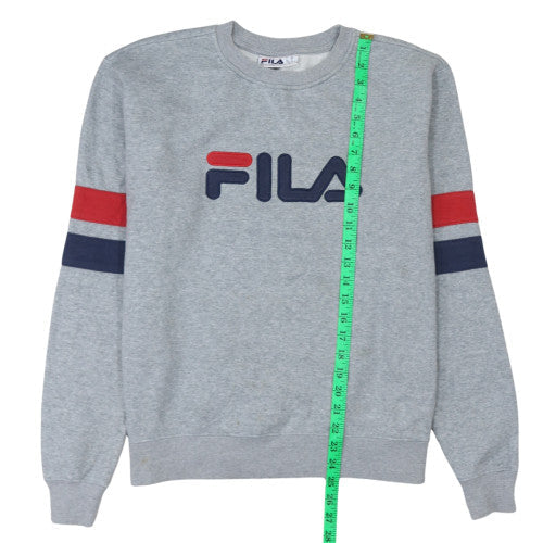 Mens UK Size XL Fila Grey Pullover Sweatshirt