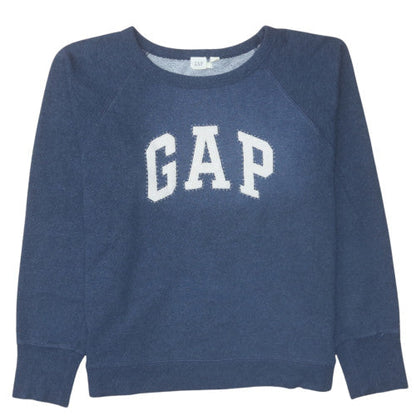 Womens UK Size M GAP Blue Pullover Sweatshirt