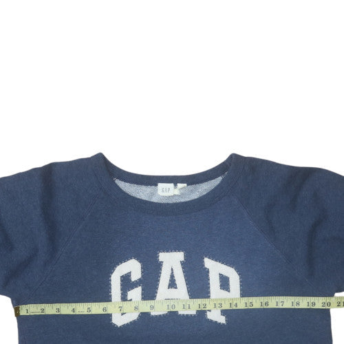 Womens UK Size M GAP Blue Pullover Sweatshirt