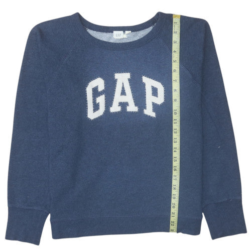 Womens UK Size M GAP Blue Pullover Sweatshirt