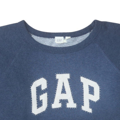 Womens UK Size M GAP Blue Pullover Sweatshirt
