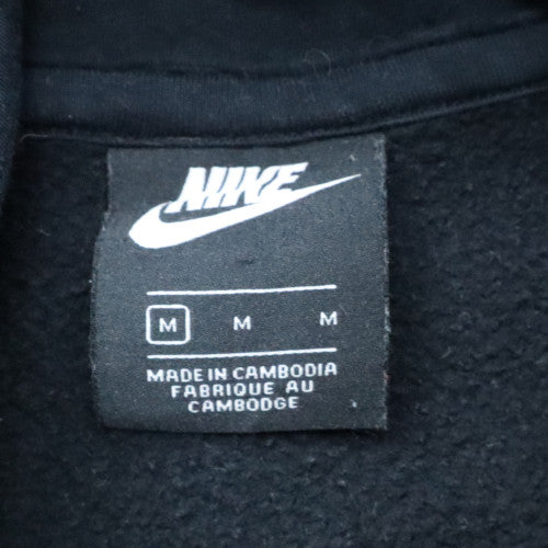 Mens UK Size M Nike Black Pullover Hoodie