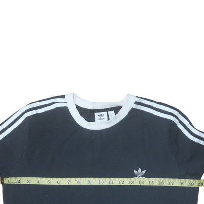 Adidas Women's Black Long Sleeve Crew Neck Jersey Top Size 16