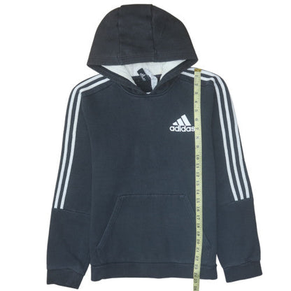 Mens UK Size M Adidas Black Pullover Hoodie