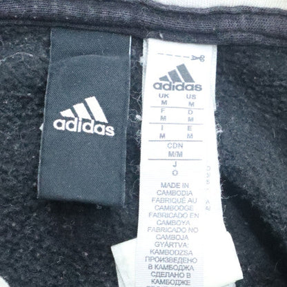 Mens UK Size M Adidas Black Pullover Hoodie