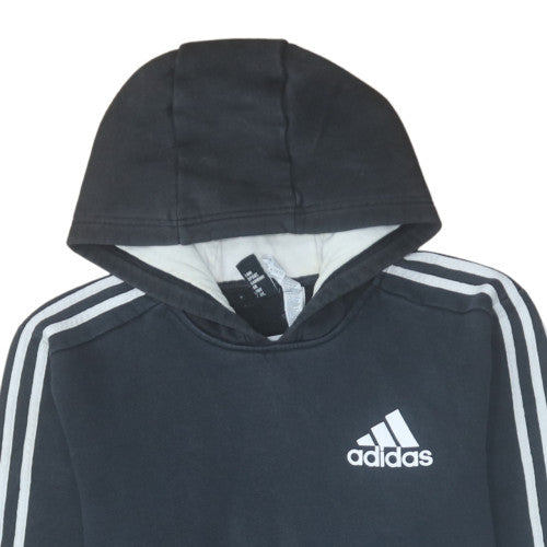 Mens UK Size M Adidas Black Pullover Hoodie